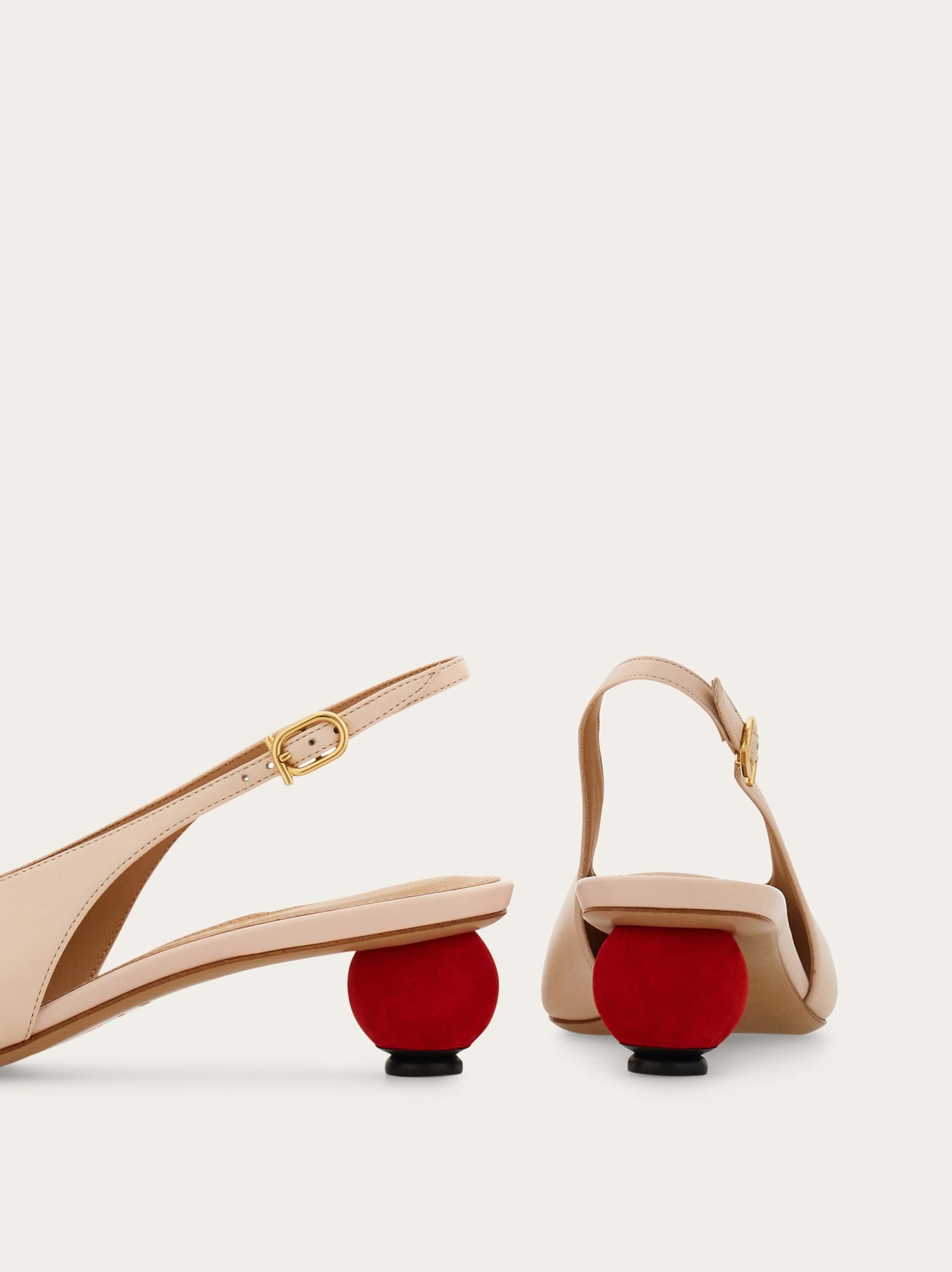 Ferragamo Spherical heel slingback pump - Image 4